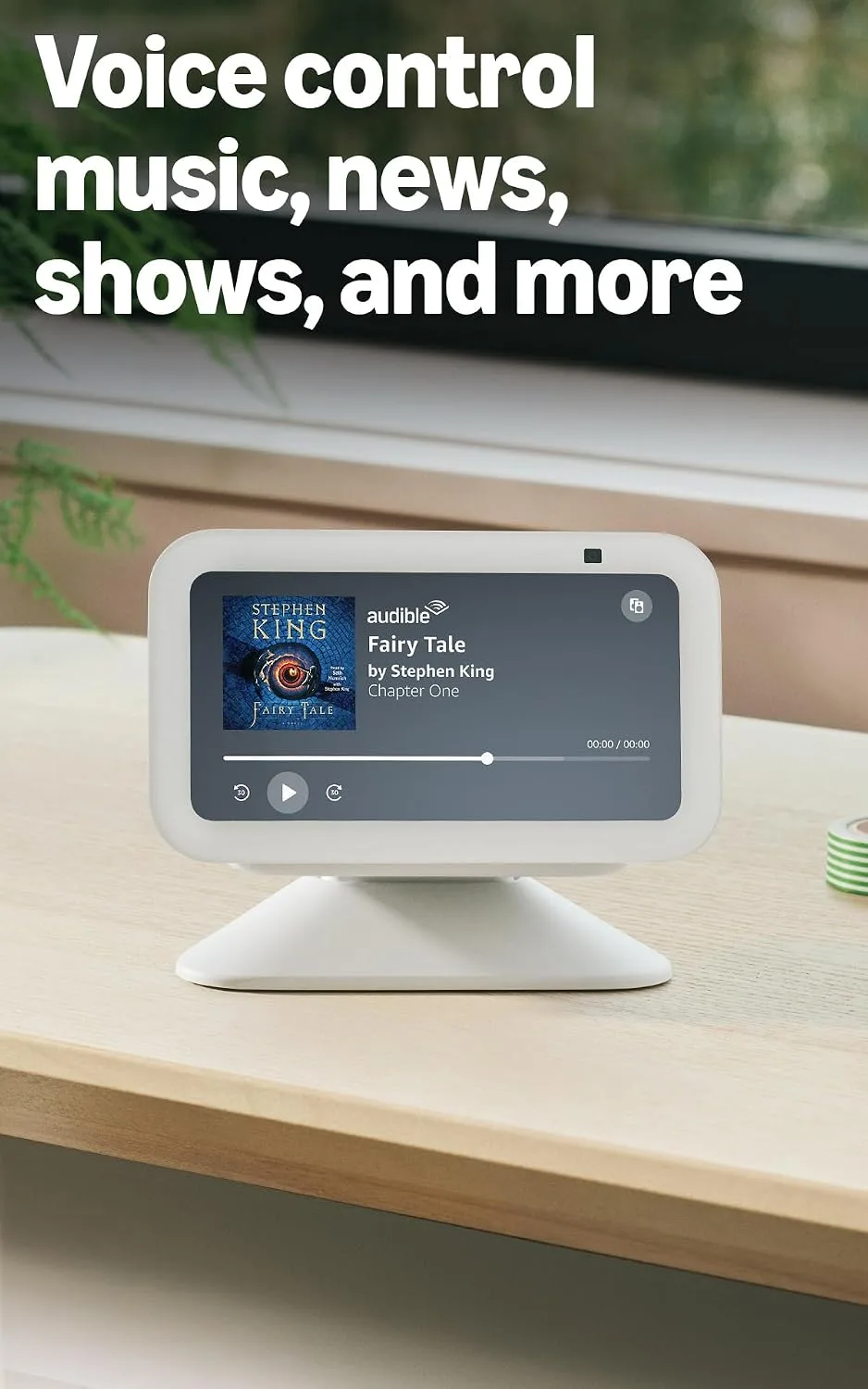 Echo & Alexa Amazon Echo Show 5 (newest model), Smart display, Designed for Alexa+, 2x the bass and clearer sound, Glacier White