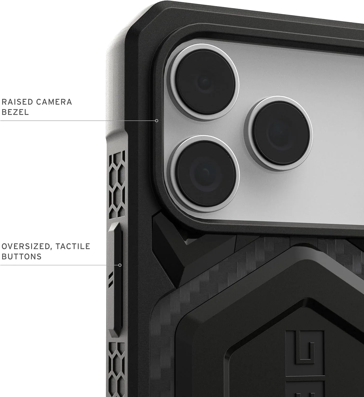 UAG Monarch Pro for iPhone 18 Pro Max Case/17 Pro Max Case, Carbon Fiber