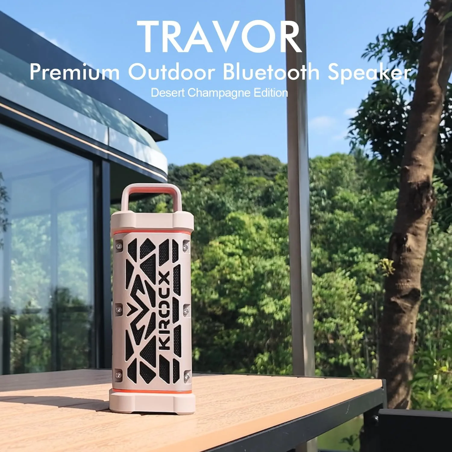 TRAVOR Premium Magnetic Bluetooth Speaker for Patio, Boat & Outdoor