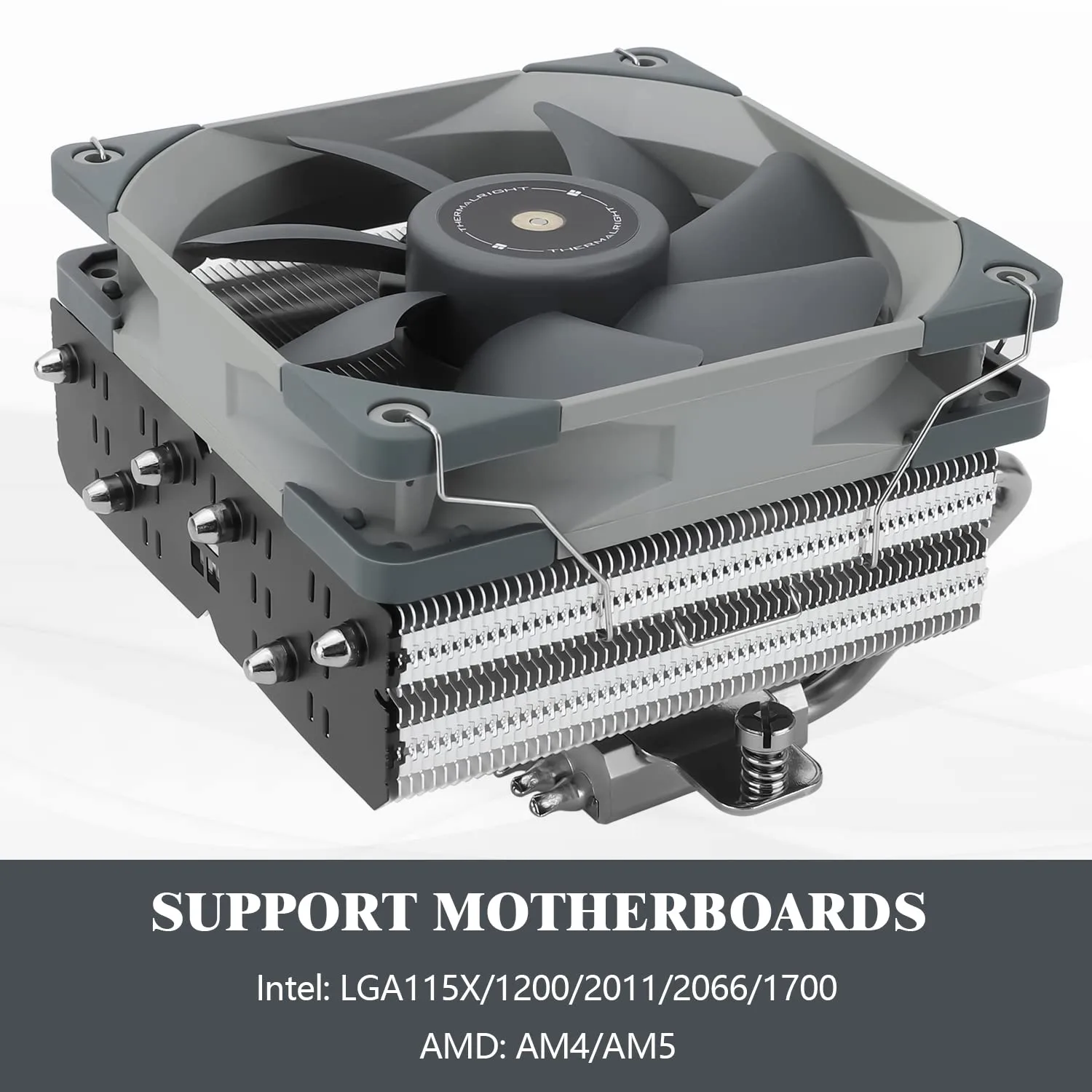 Thermalright SI-100 Low Profile ITX CPU Air Cooler, 6×6mm Heat Pipes