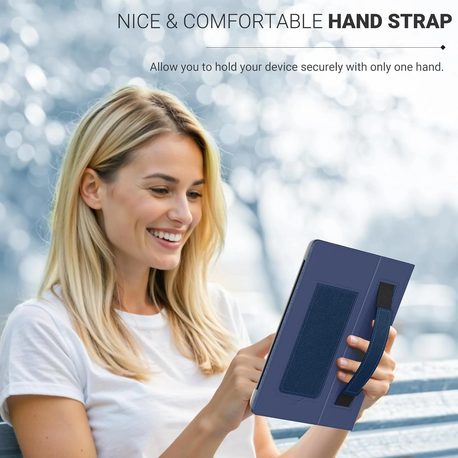 MoKo Universal Case for 6.8,7 Inch eReaders&Tablets, Deep Blue