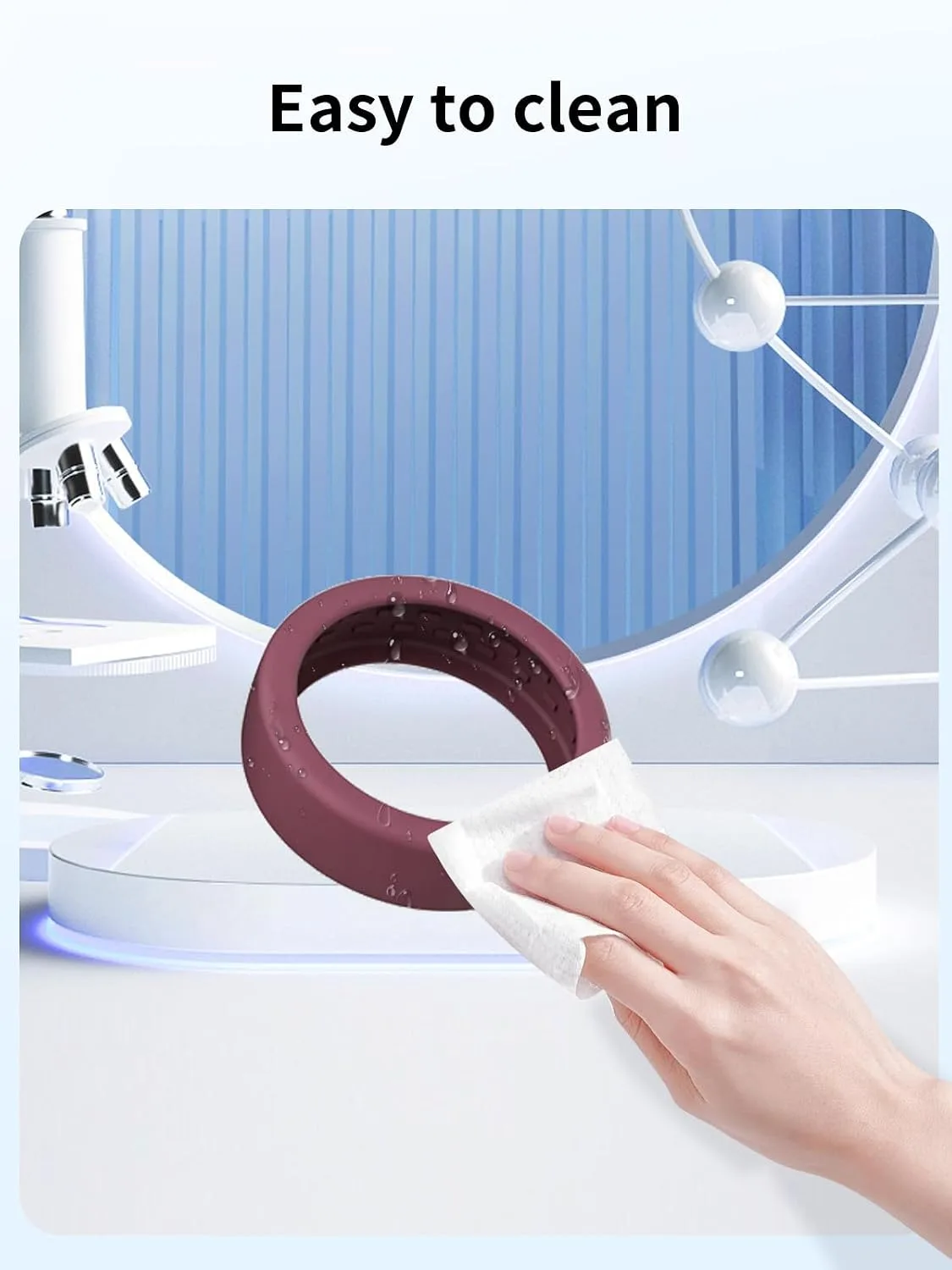 for OURA Ring5 Silicone Ring Protector Case.(Size:6~9)