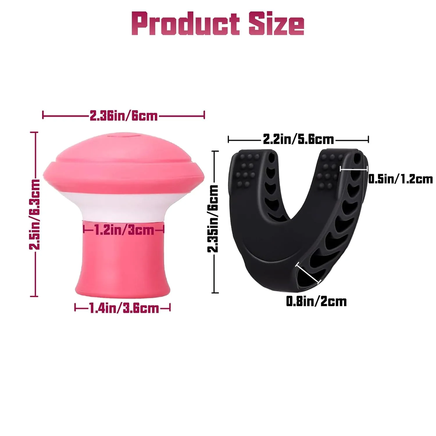 HAIOLORPRO 3PCS Face & Jaw Exerciser, Face Yoga Jawline Exerciser, Jaw Exerciser for Men and Women, Double Chin Breathing Jaw Trainer, Face Lift Double Chin Reducer