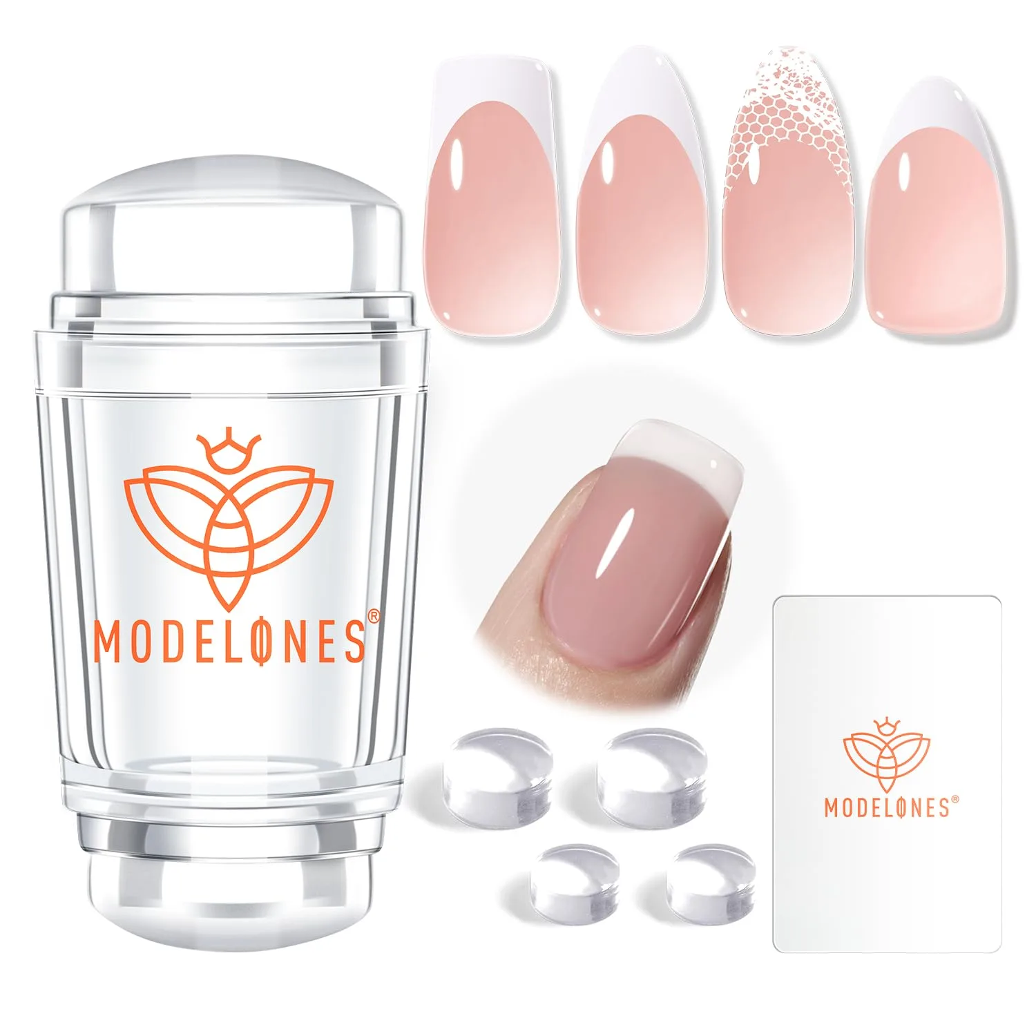 Herramienta para uñas Modelones French Tip Nail Tool 6 piezas