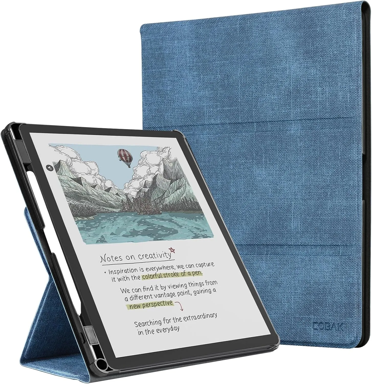 CoBak Case for TCL 11" Device with Stand, Auto Sleep Wake & Pen Holder