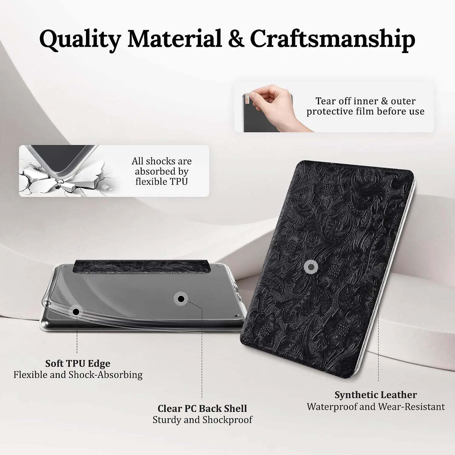SESENSE Magnetic Case for 7'' Kindle Paperwhite 12th Gen 2024 & Colorsoft