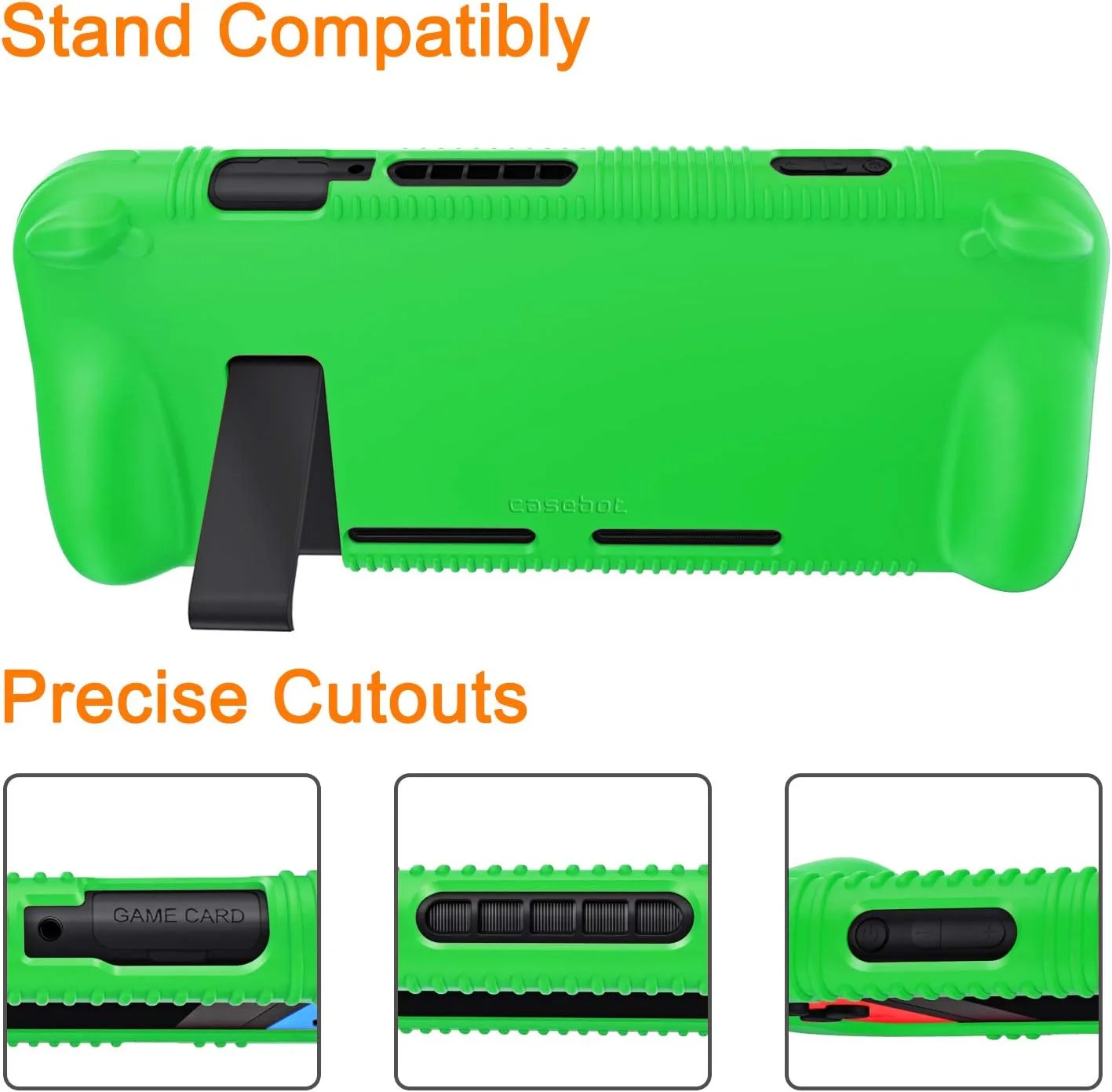 FINTIE Soft Silicone Protective Case Compatible with Nintendo Switch 2017