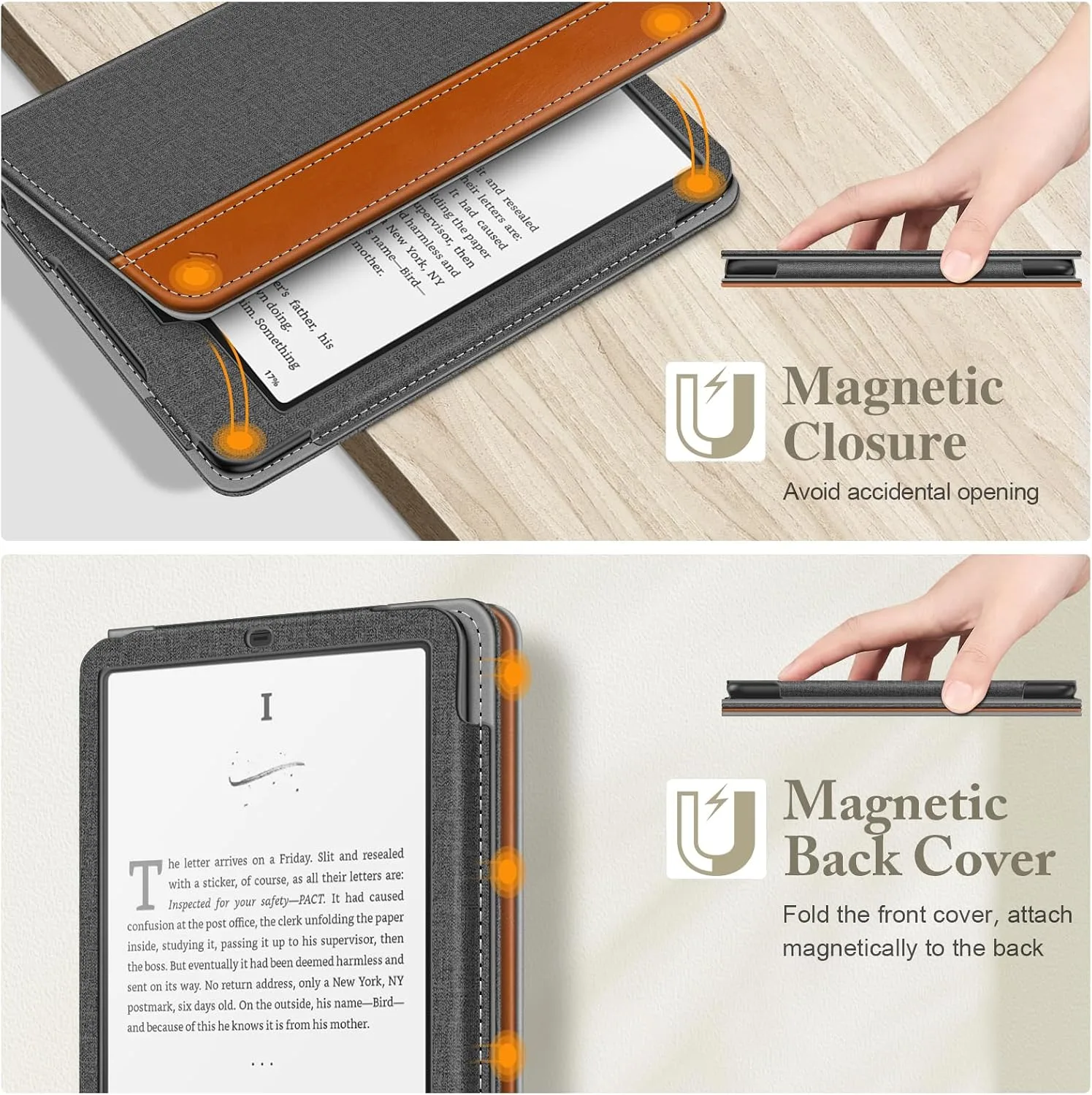 Fintie Case for 7"/6.8" Kindle Paperwhite 12th/11th Gen & Kindle Colorsoft