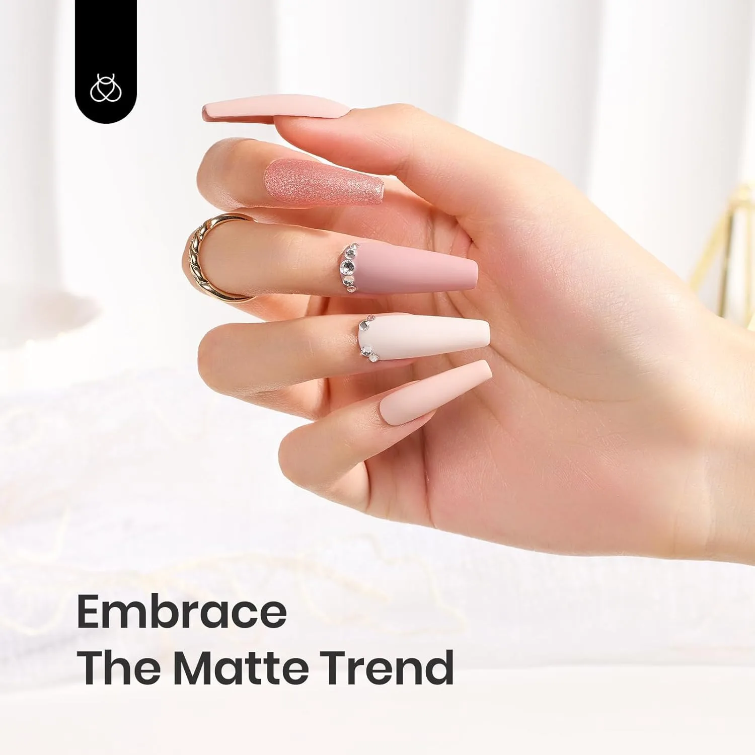 Beetles Matte Gel Top Coat & Base and Top Coat, 3Pcs 15ml