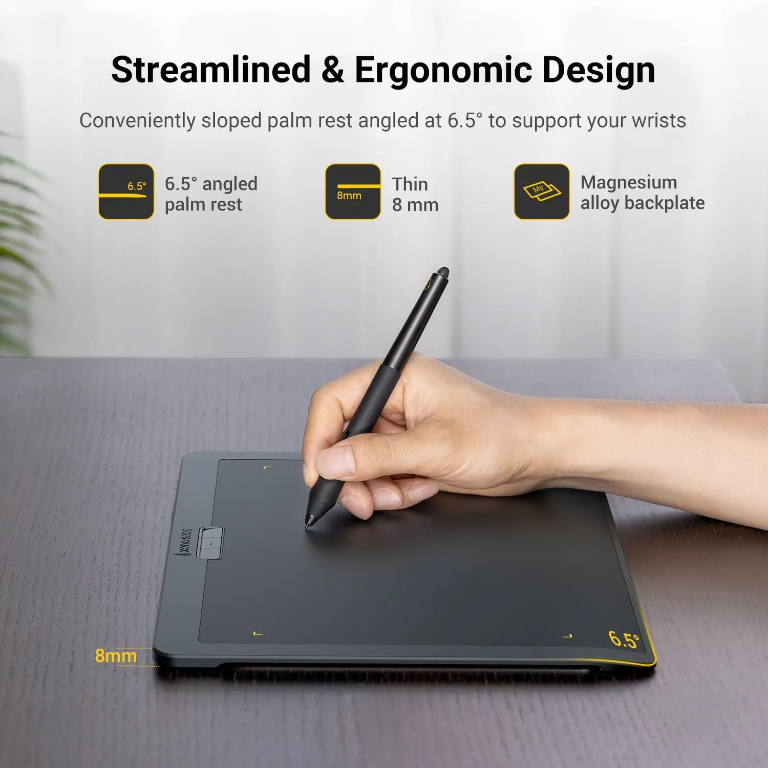 Xencelabs Pen Tablet Medium Bundle v2, Studio Level Drawing Tablet, HP Anyware Support Graphic Tablet with Two v2 Pens and Quick Keys, Private Bluetooth 5.0 Wireless Connection for Win/Mac/Linux