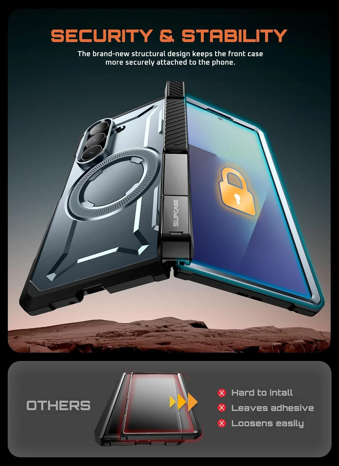 SUPCASE for Samsung Galaxy Z Fold 7 Case with Kickstand, Tilt