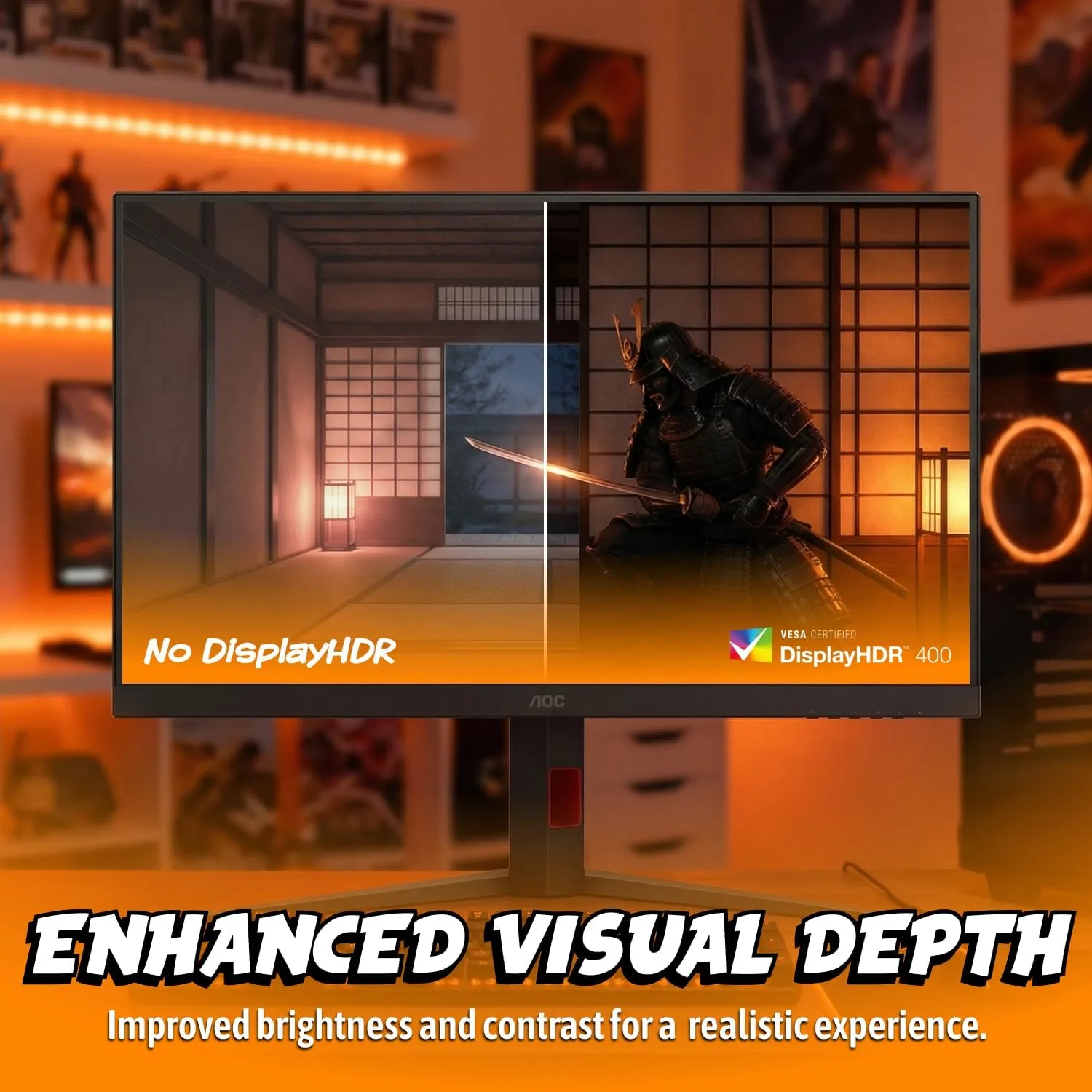 AOC 32" Gaming Monitor 4K Dual Mode 320Hz NVIDIA G-SYNC Compatible U32G4