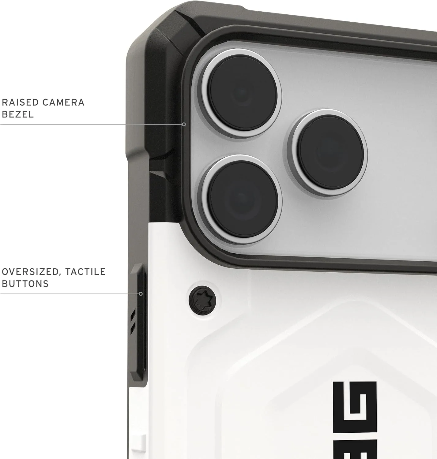 UAG Pathfinder for iPhone 18 Pro Max Case/iPhone 17 Pro Max, White