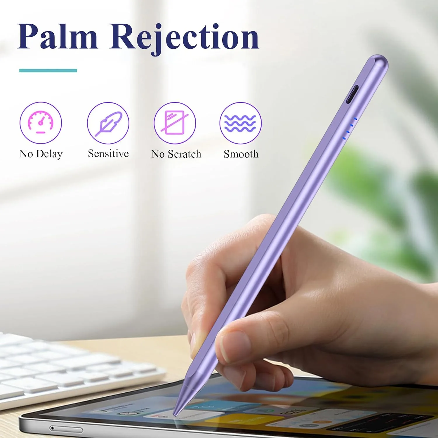 Kenkor Stylus Pen for iPad 2018-2026, 20Mins Fast Charge for Apple Pencil