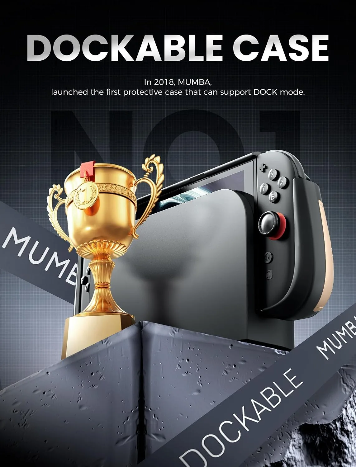 Mumba Titan Case for Nintendo Switch 2 with Kickstand & 7 Card Slots,Desert