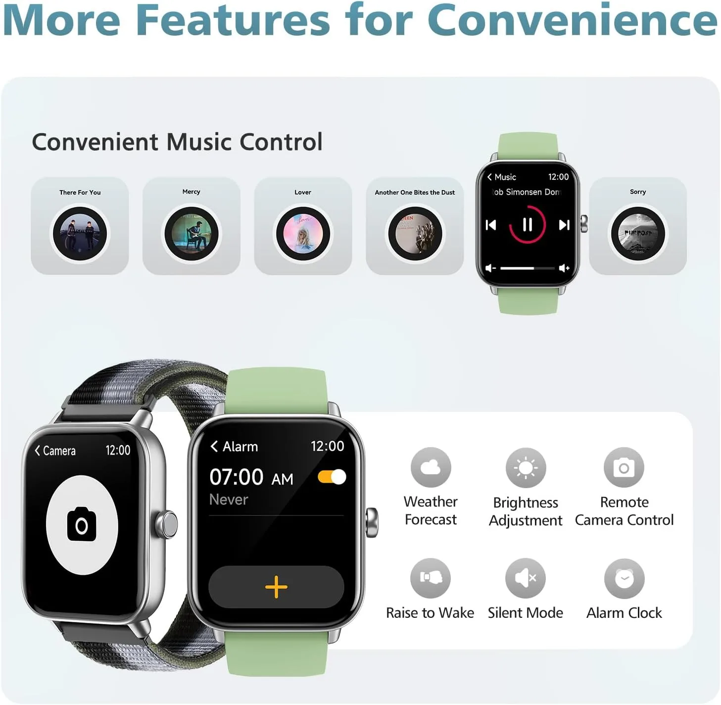 1.85" Smart Watches for Women Men, 120+ Sport Modes Fitness Tracker Watch