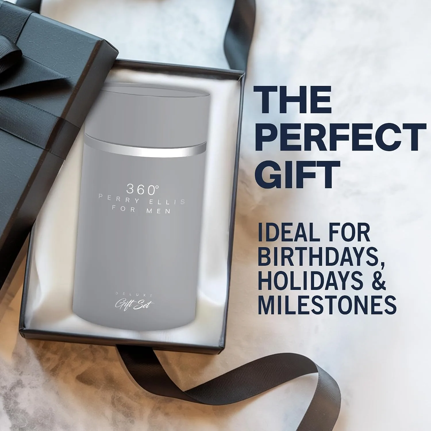 Perry Ellis 360° for Men 3-Piece Gift Set, EDT, Mini EDT & Shower Gel