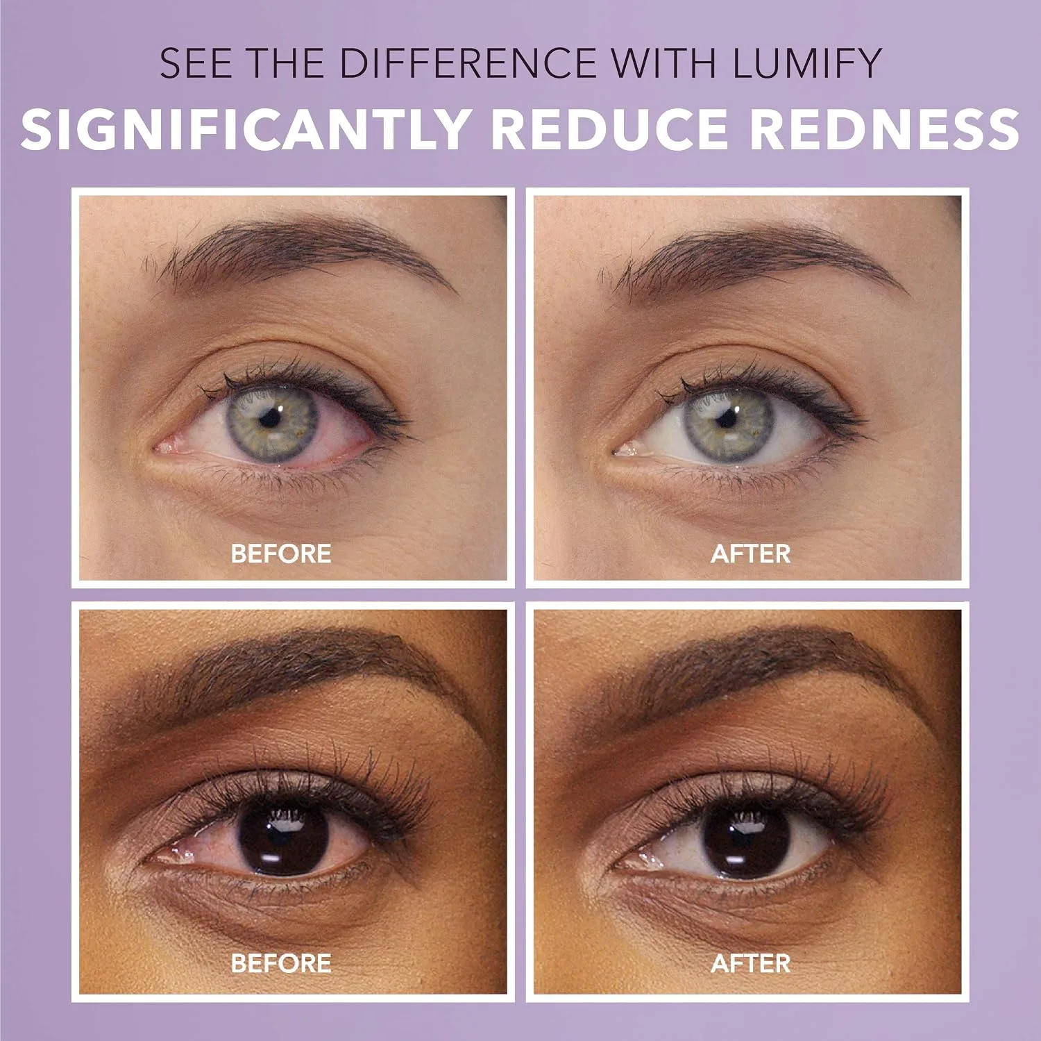 Lumify Redness Relief Eye Drops, Whiter & Brighter Looking Eyes, 0.25 oz