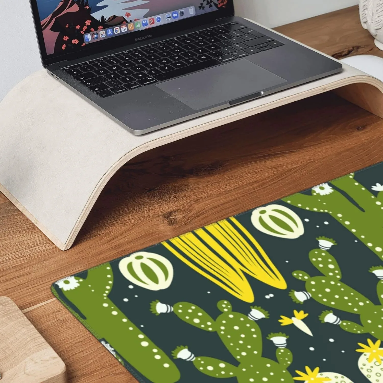 Custom Gaming Mouse Pad with Stitched Edge, Add Your Picture Text Logo, Non Slip Laptop Mouse Pad for Home Office Work (16 x 35.5in)