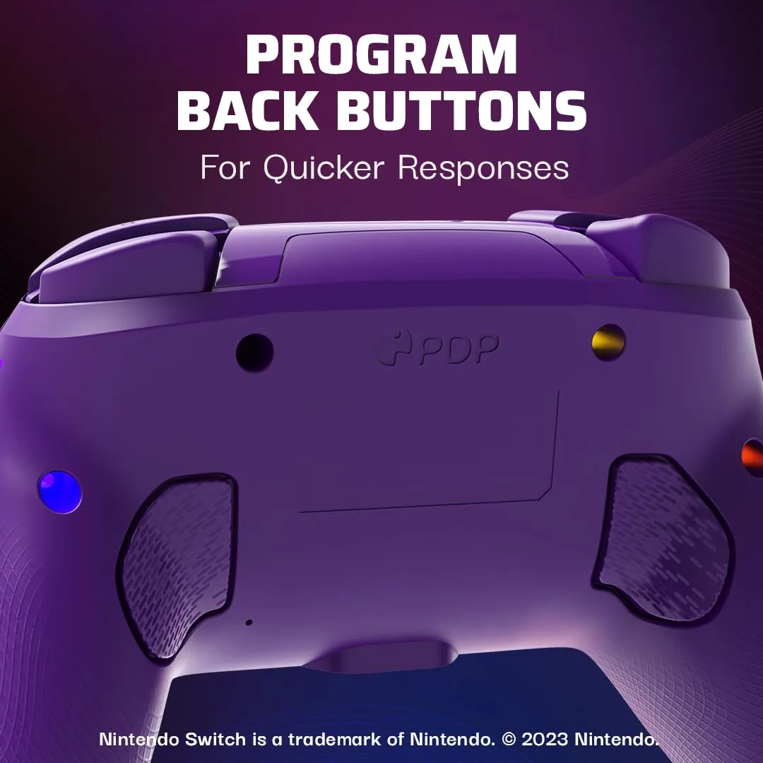 PDP Afterglow Wave Wireless RGB Gaming Controller for Nintendo Switch 2