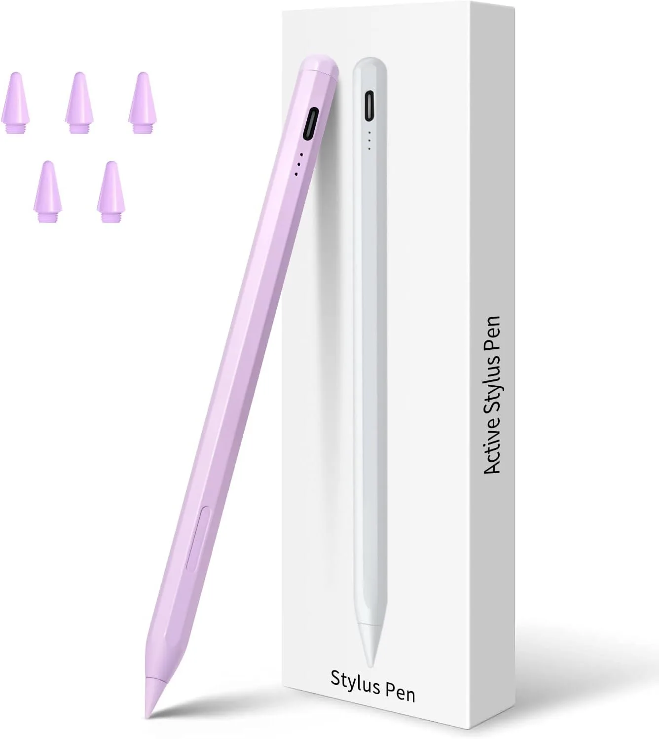Stylus Pen for iPad 11th&10th&9th Generation,Fast Charge Pencil for Apple iPad,Palm Rejection,Tilt Sensitivity,Compatible with 2018-2025 iPad11/10/9/8/7/6th,Pro 13" M4/12.9"/11",Air 3/4/5/M2,Mini 5/6