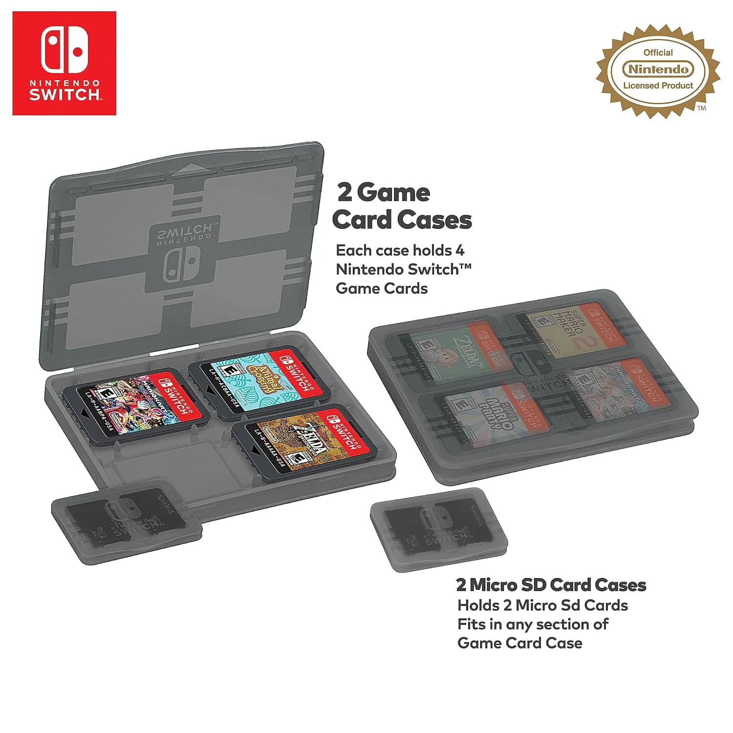 Game Traveler Deluxe Licensed Travel Case for Nintendo Switch, Purple - R.D.S. INDUSTRIES, INC. (NNS40SN)