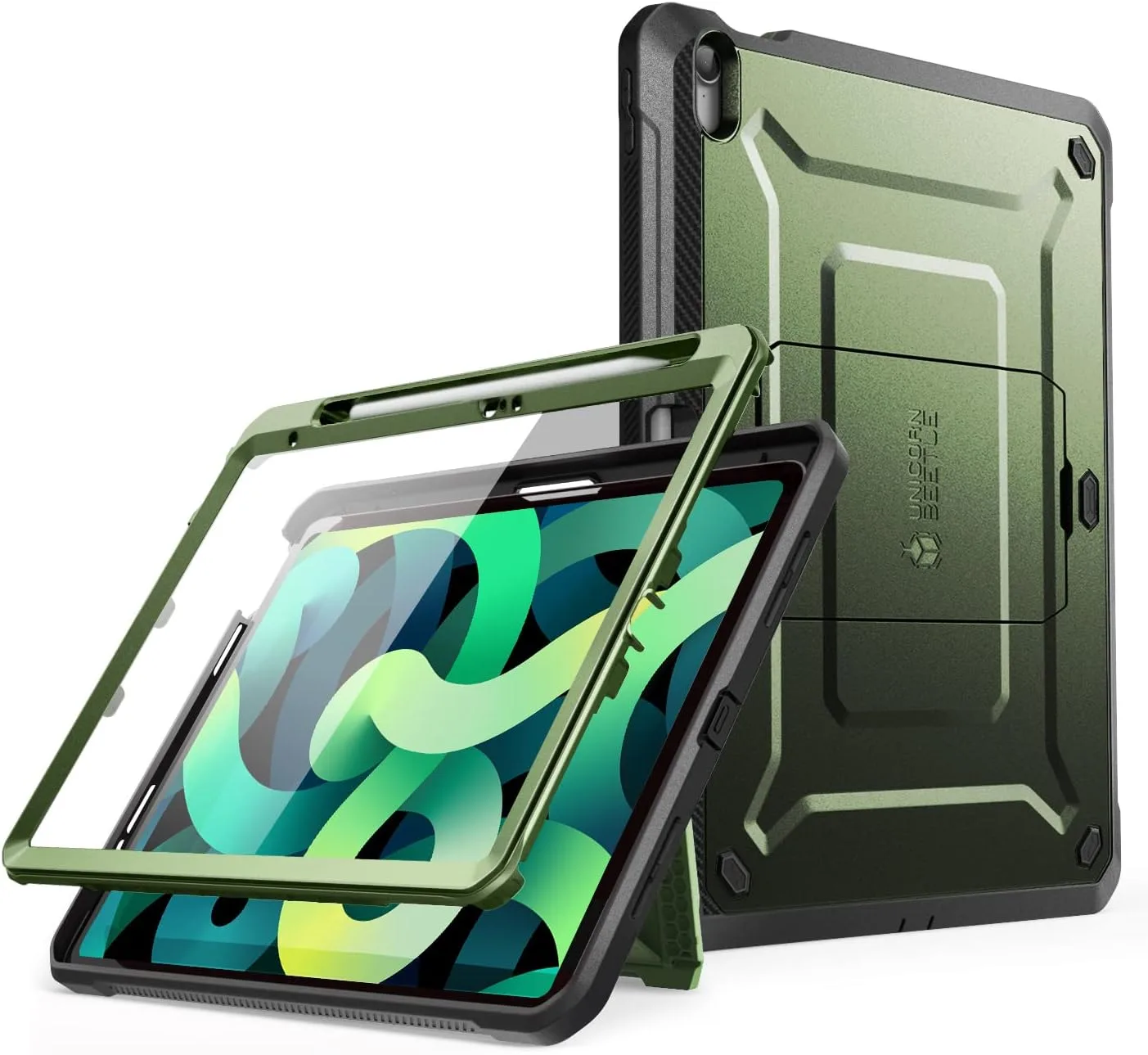 SUPCASE for iPad 11th Gen A16 11" 2025 Case with Screen Protector, Green