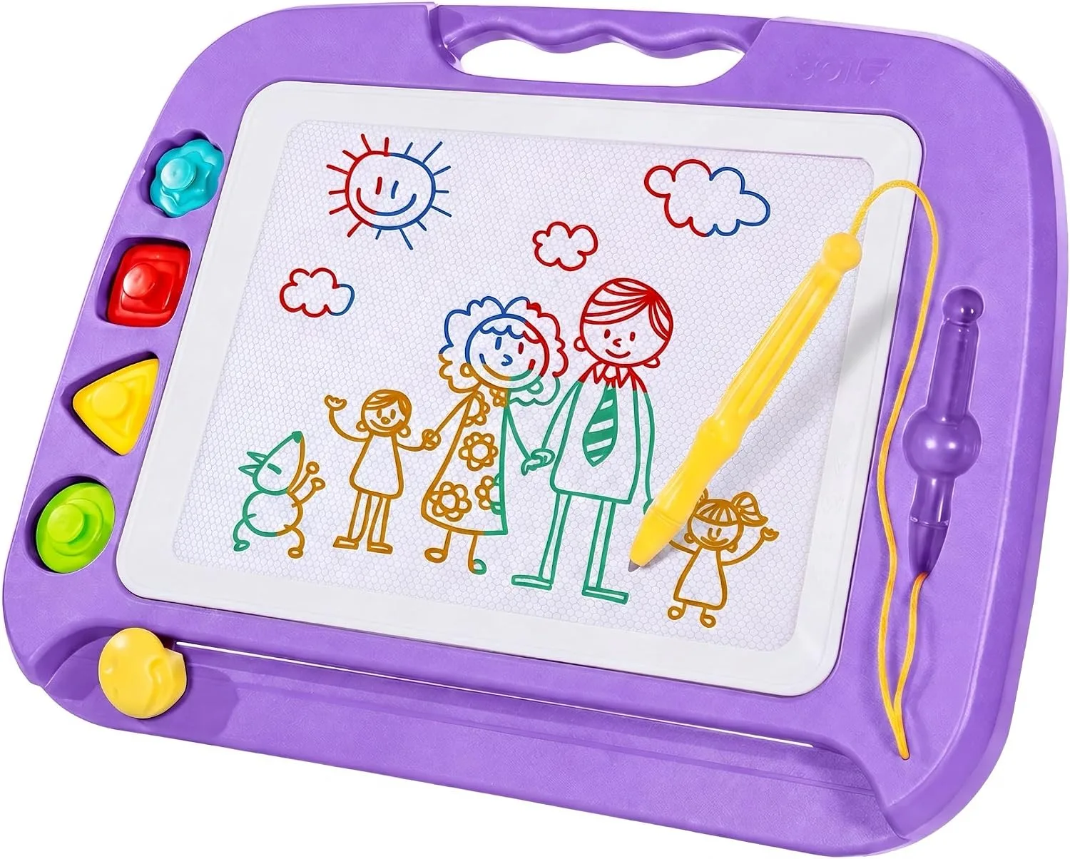 SGILE Magnetic Drawing Board for Kids, Toddler Doodle Toys, Large 16 × 13"