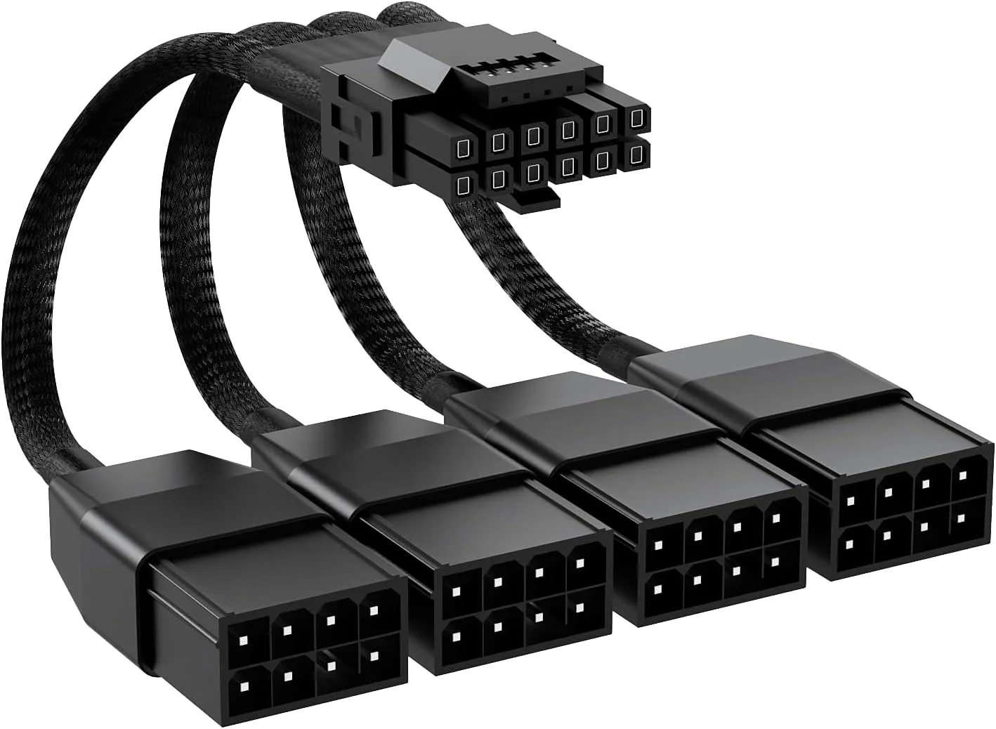 Cable 12vhpwr Alyydbg 600W 16 pines macho a 4x8 pines hembra para GPU