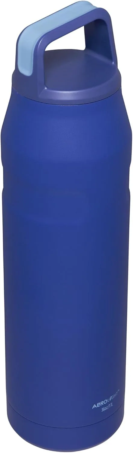 Stanley IceFlow Cap and Carry Water Bottle | Wide Mouth Twist Lid | Lightweight & Leakproof for Travel & Sports | Insulated Stainless Steel | BPA-Free