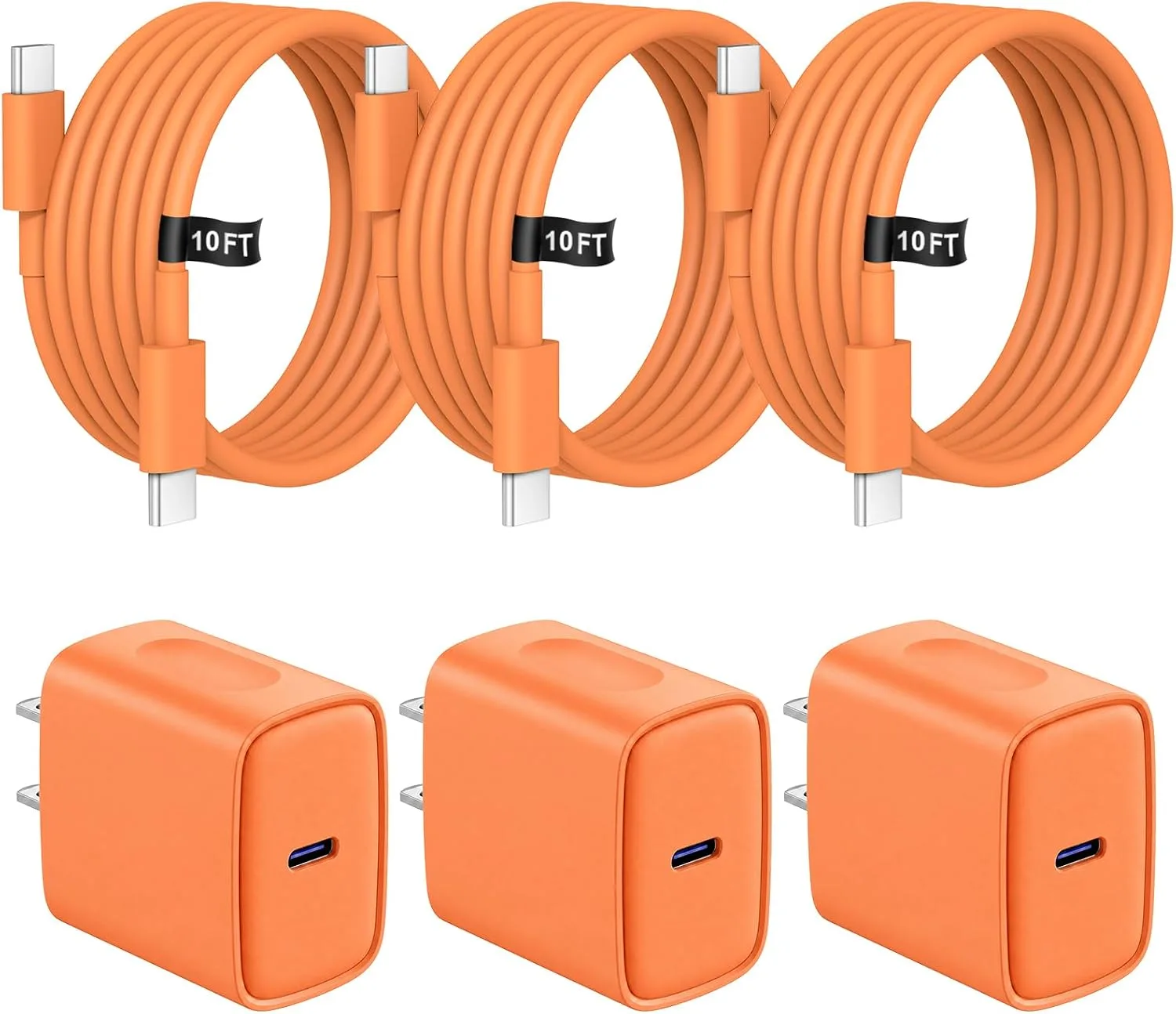 iPhone Charger Fast Charging 10FT iPhones 17 16 15 Charger 3 Pack