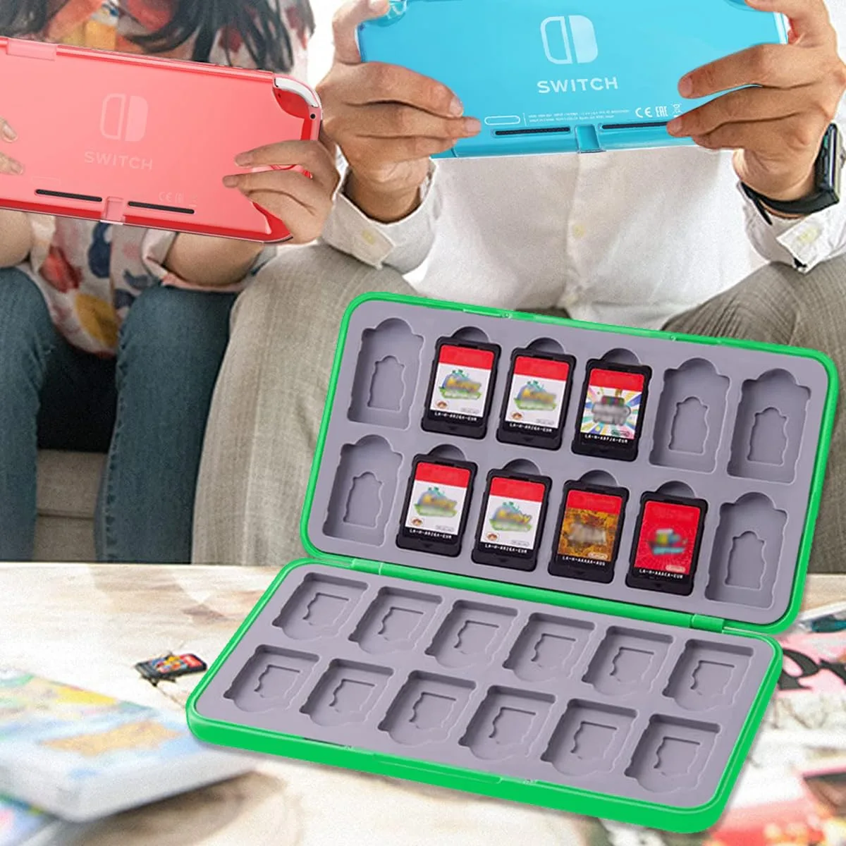 Game Case for Nintendo Switch/Switch 2/OLED/Lite, Portable Switch Game Case