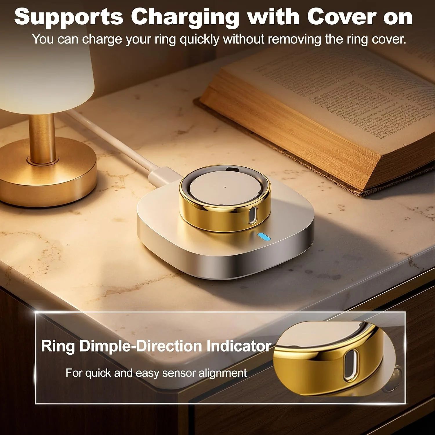 4 Pack Upgraded Ring Covers Compatible with Oura Ring Gen 4/Gen 3 Size 11