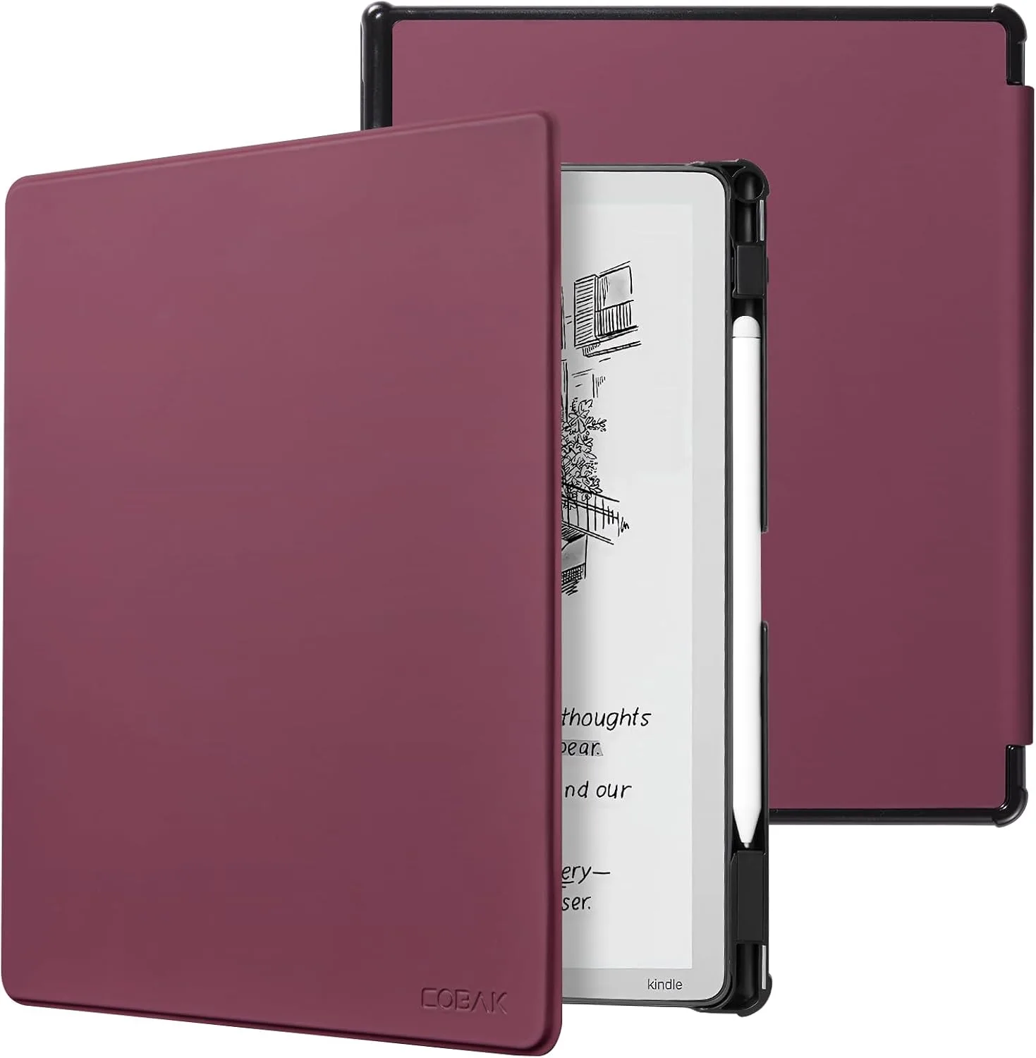 CoBak Slim Case for TCL 11" Device with Auto Sleep Wake, Pen Holder