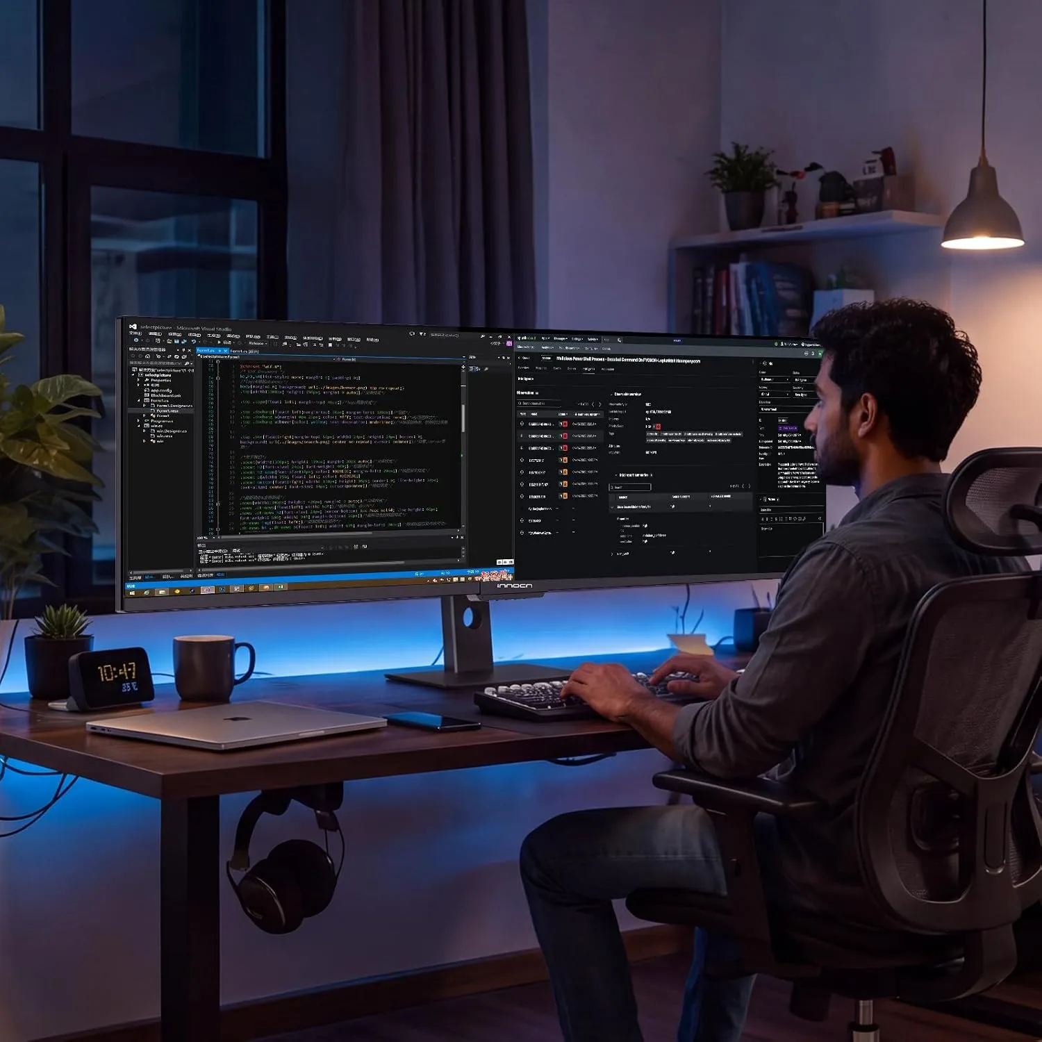 INNOCN 49" Business Flat Ultrawide DQHD 5120 x 1440P 165Hz Computer Monitor