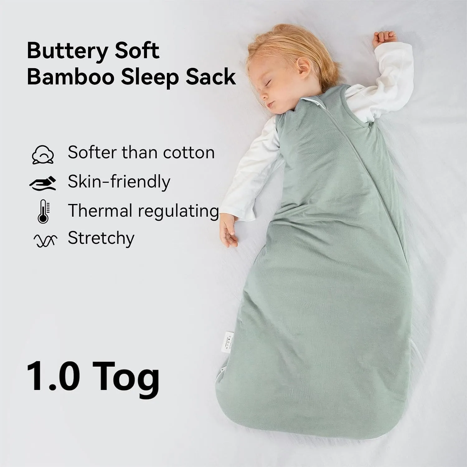 Okayinn BubblePanda Rayon Made from Bamboo Sleep Sack 18-24 Months 1.0 Tog Toddler
