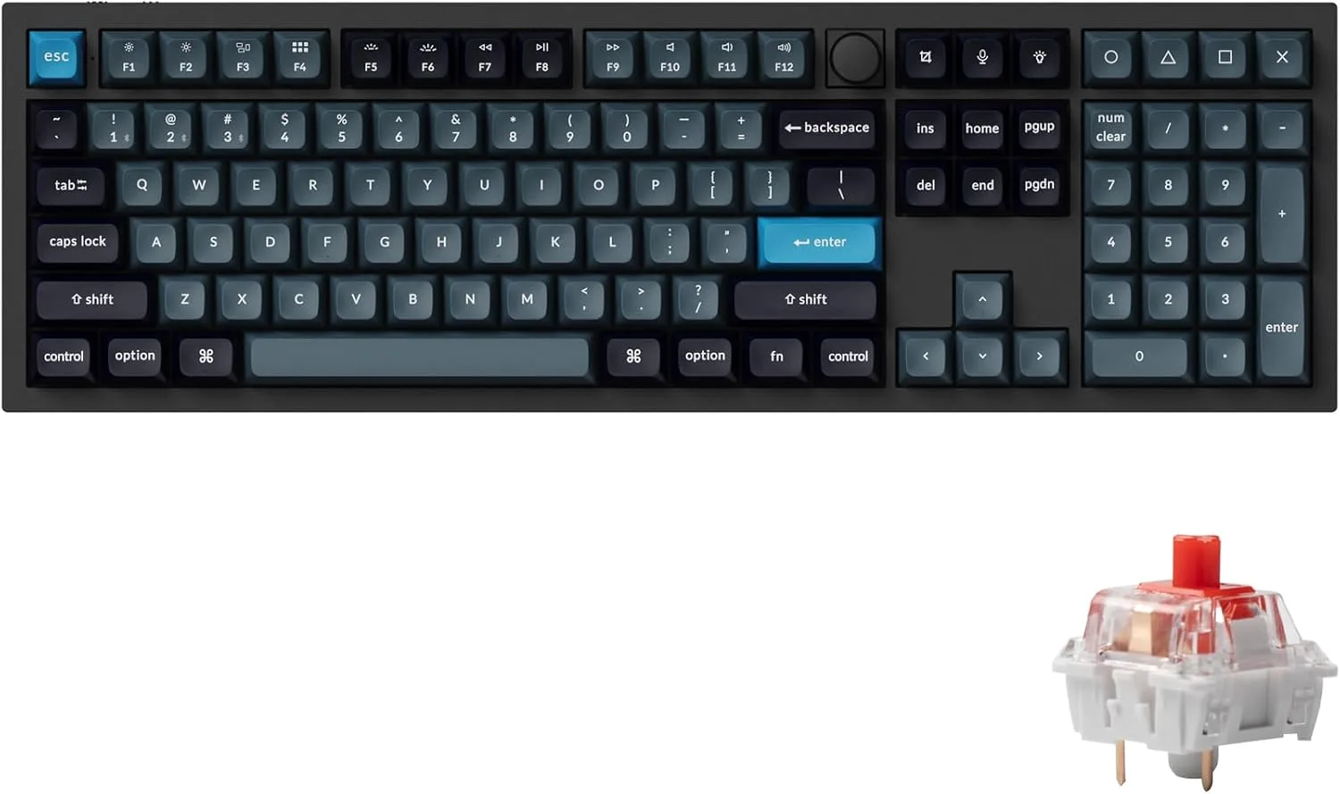 Keychron Q6 Pro Wireless Mechanical Keyboard, Full Size for Work and Gaming
