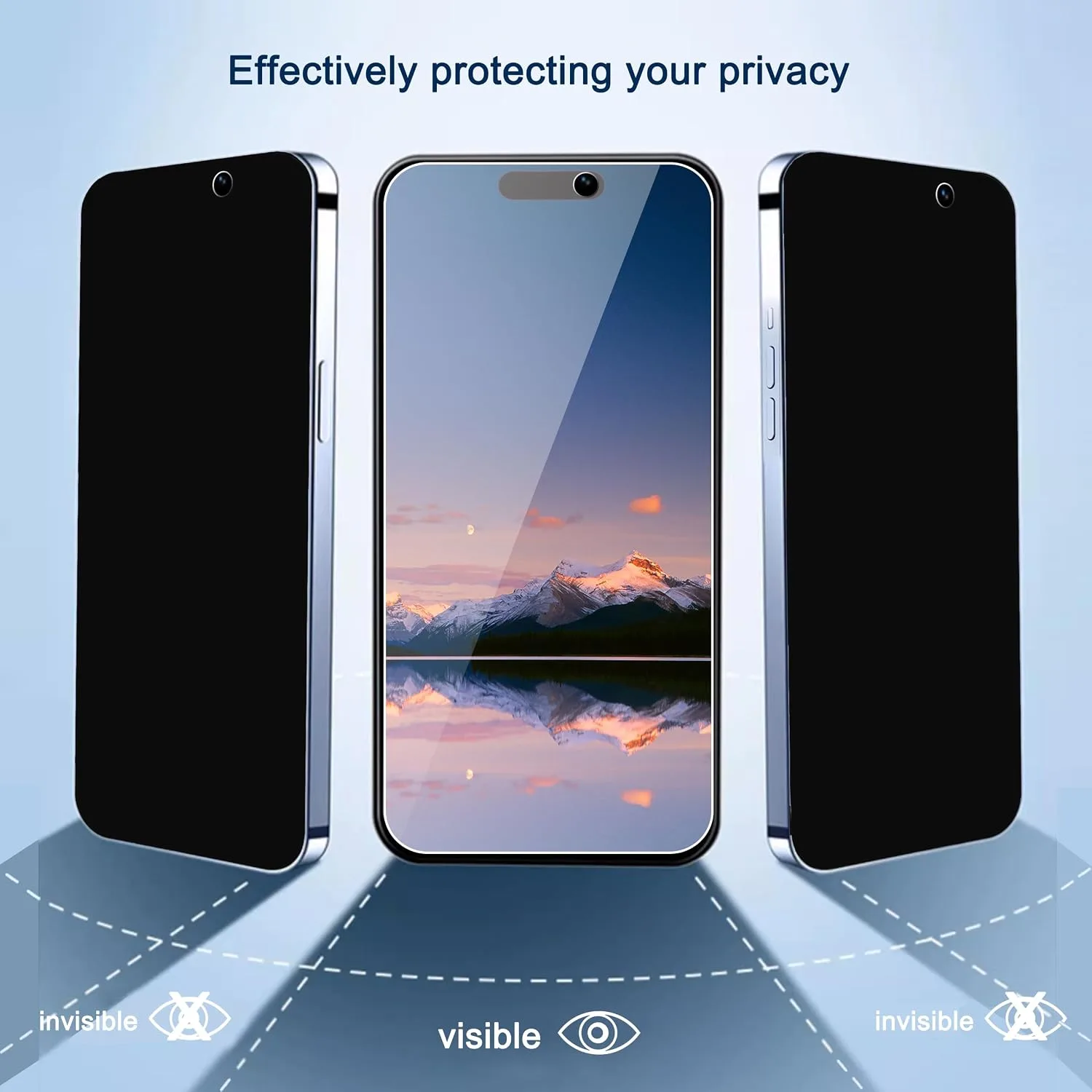 Ailun Privacy Screen Protector for iPhone 16 / iPhone 15 / iPhone 15 Pro