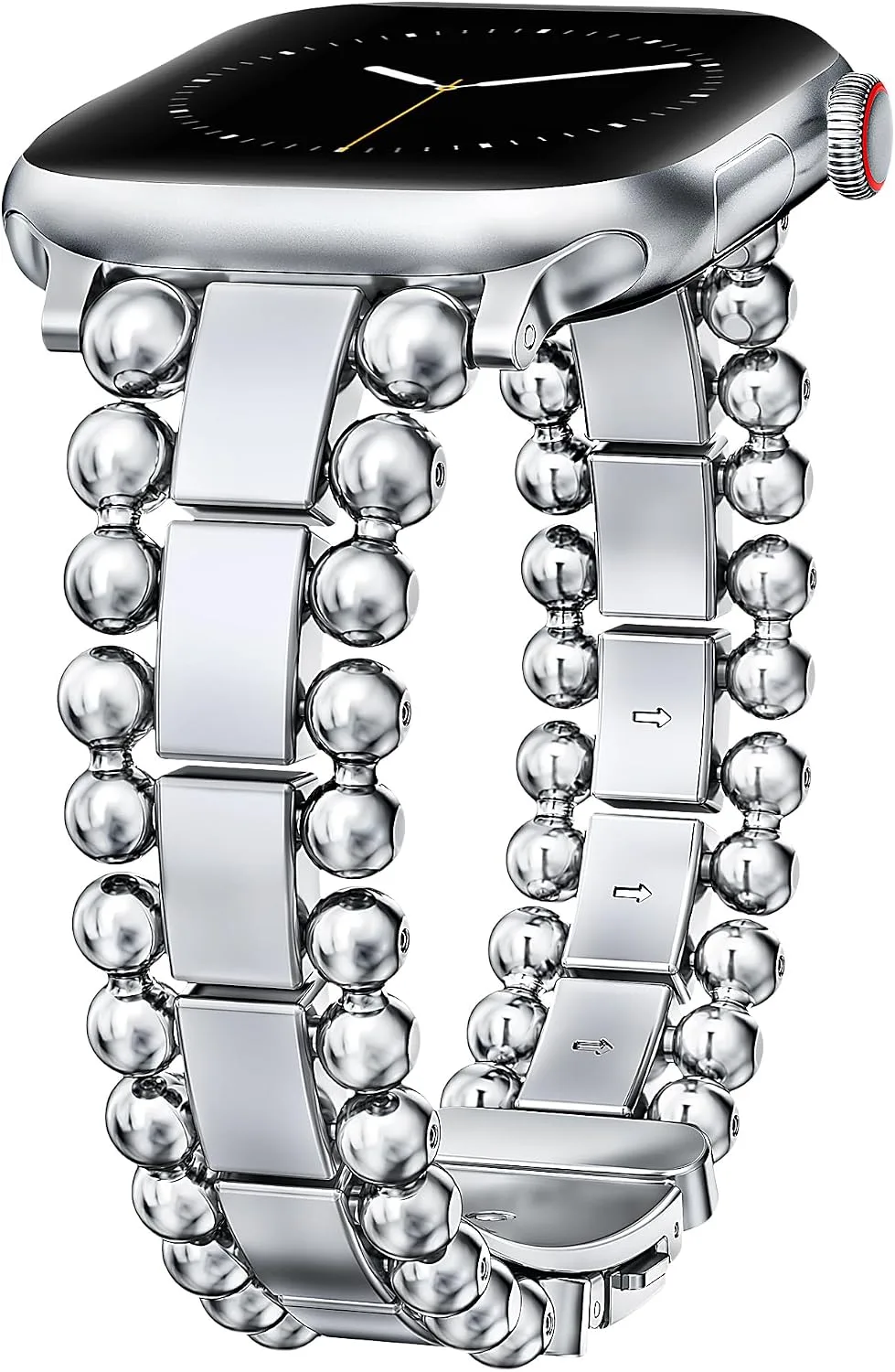 Correa para Apple Watch Toyouths Dressy Metal Beaded para mujer