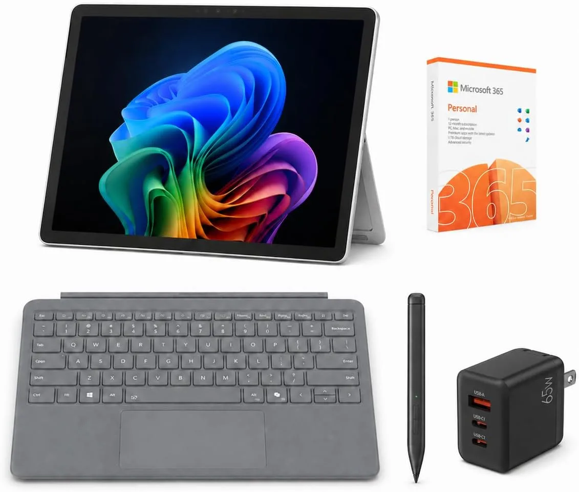 Tablet 2 en 1 Microsoft Surface Pro 12" Snapdragon X Plus 16GB RAM 256GB Windows 11