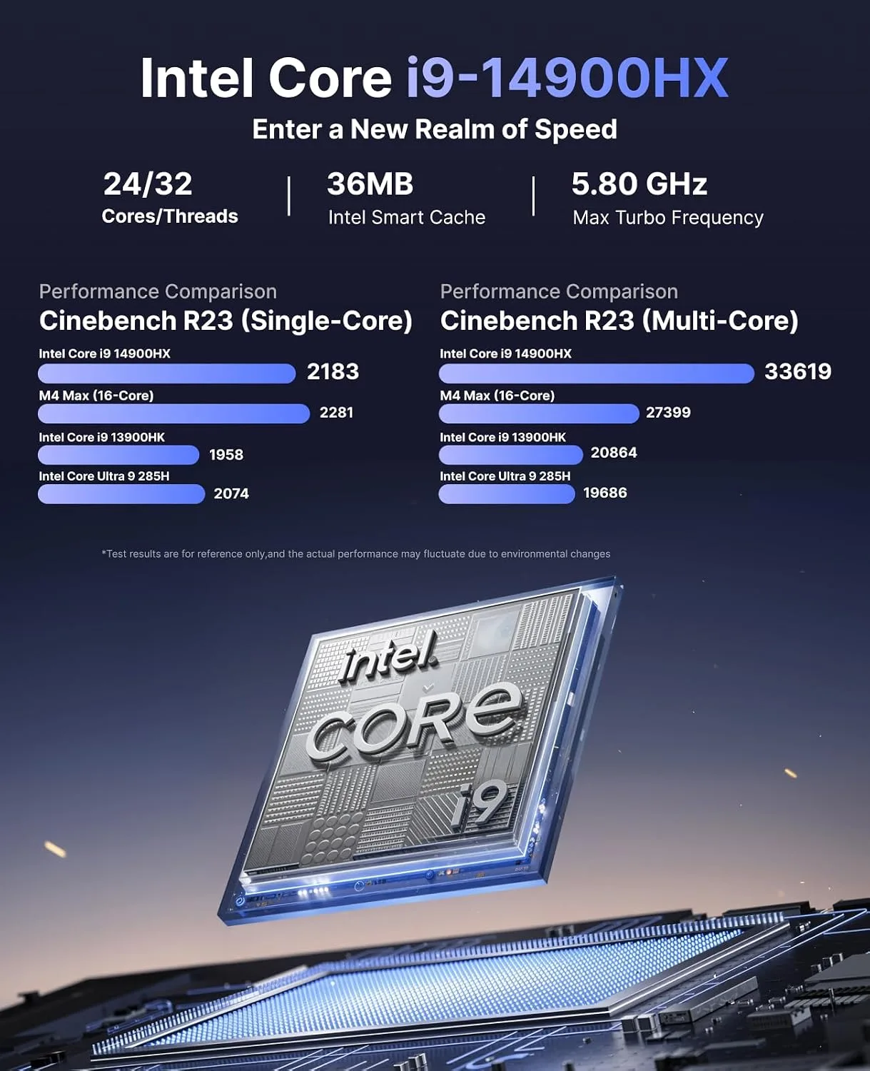 KAMRUI Hyper H2 Mini Gaming PC 14th Gen Intel Core i9-14900HX Mini PC(24C/32T, Up to 5.8GHz) 32GB DDR4(Expandable) 1TB SSD Mini Desktop Computers, HDMI+DP+USB-C/Triple 4K Display/WiFi6E/BT5.2/VESA