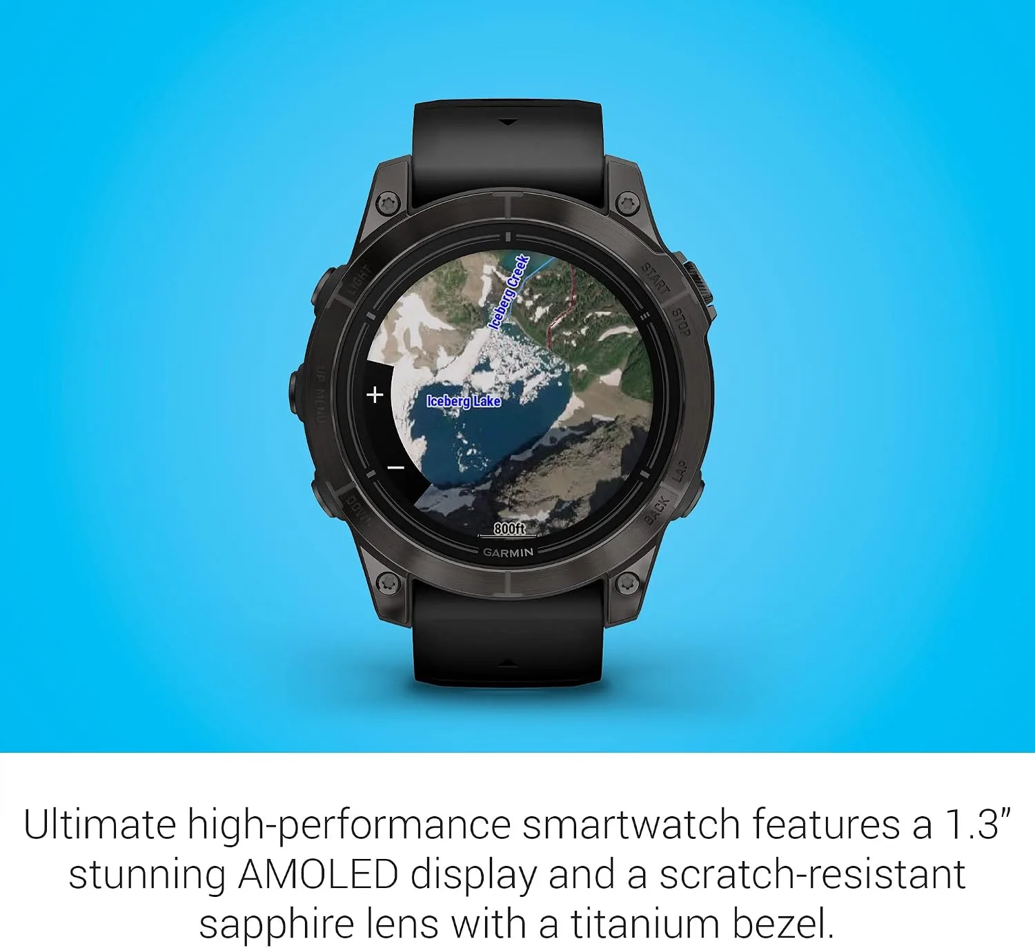 Garmin epix Pro (Gen 2) Sapphire, High Performance Smartwatch, 47mm, Black