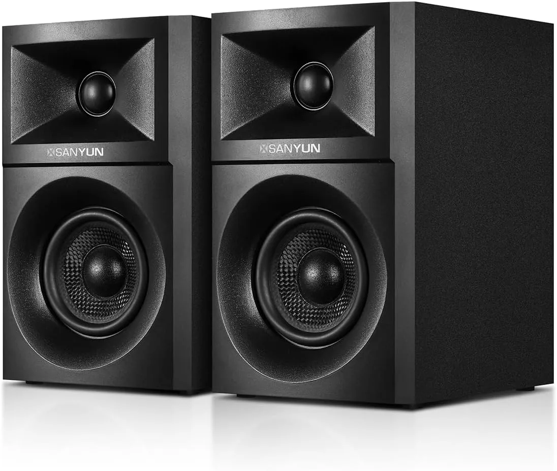 Sanyun SW203 3" 60W Computer Speakers for Desktop Monitor PC, 24bit DAC