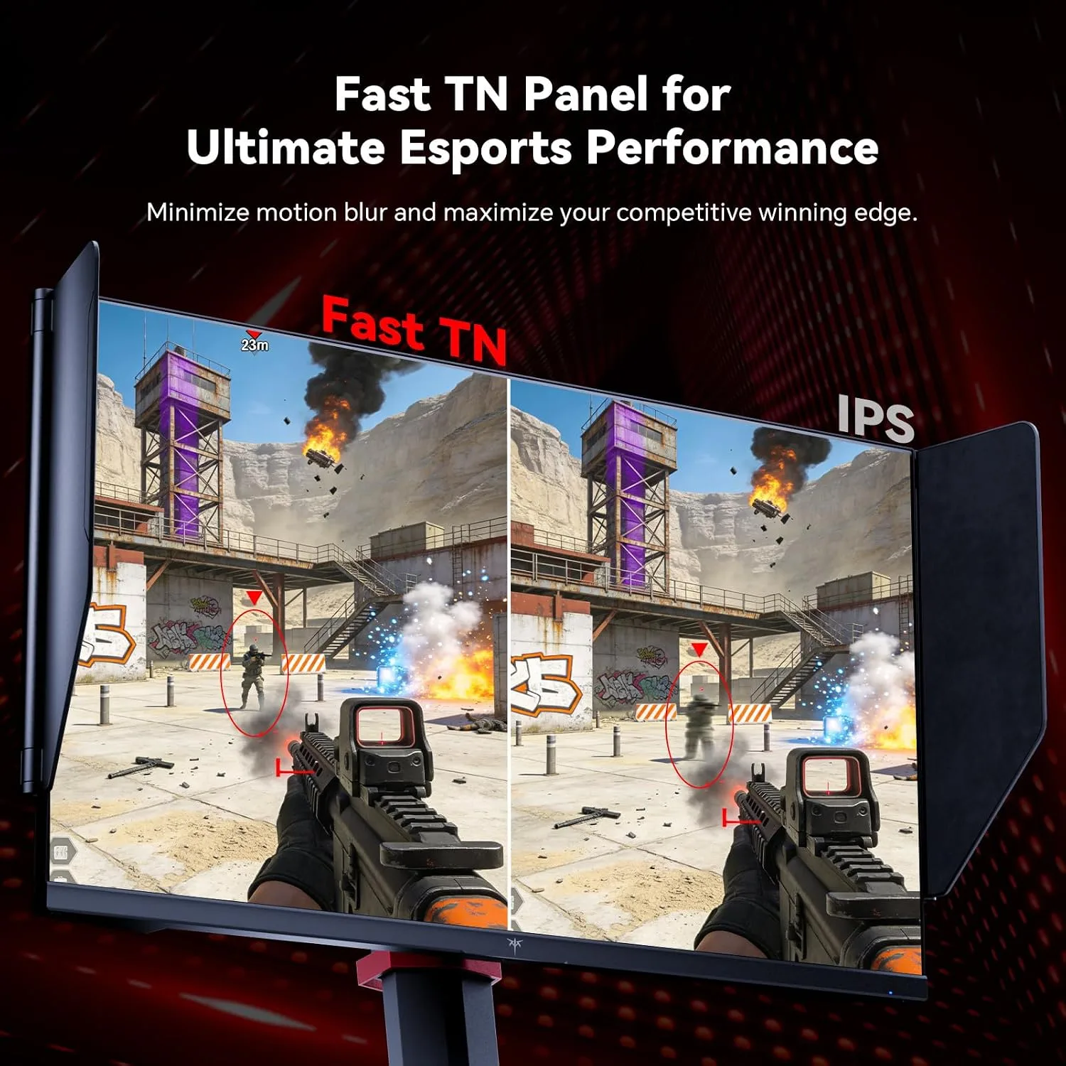 KTC 24.1 Inch FHD Fast TN 400Hz Gaming Monitor 25M1