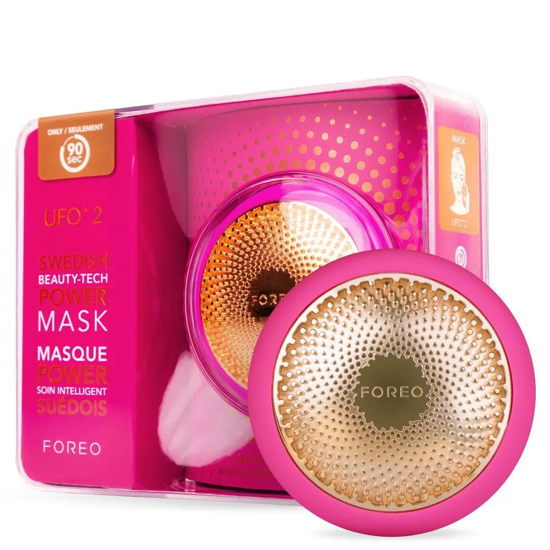 FOREO UFO 2 LED Face Mask - Full Spectrum, Warming & Cooling - Fuchsia