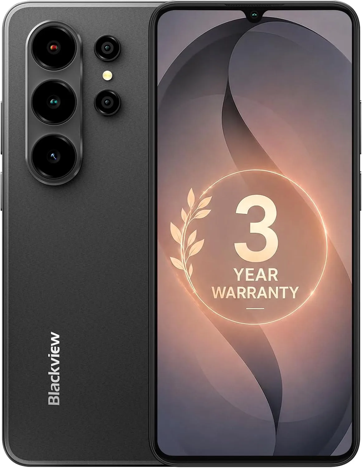 Blackview Wave 10C Android Phone Unlocked 6.88" Large Screen, Android 16 Unlocked Smartphones 16(4+12) GB+128GB/1TB, 32MP+13MP, Dual SIM/Face ID/GPS/OTG, Only for T-Mobile, Black