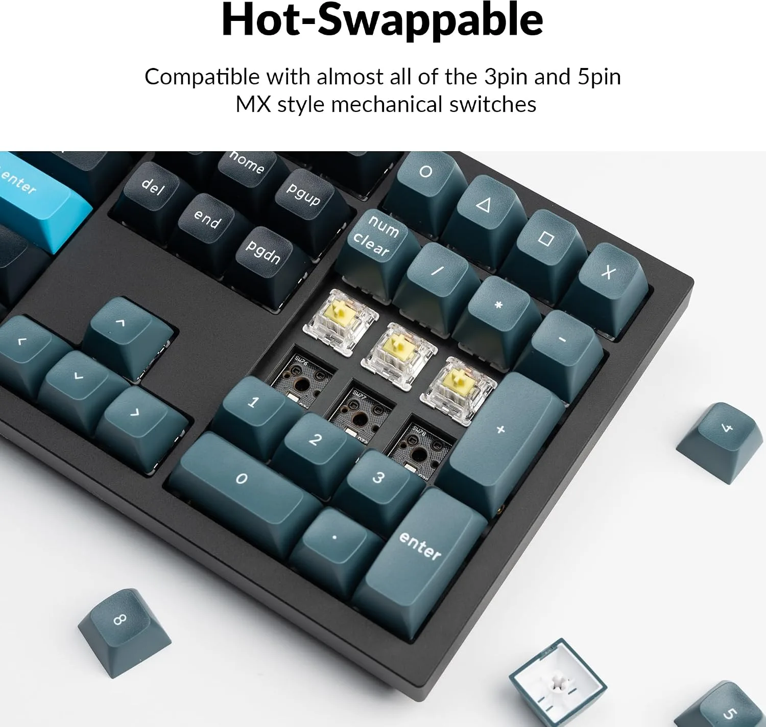 Keychron Q6 Pro Wireless Mechanical Keyboard, Full Size for Work and Gaming