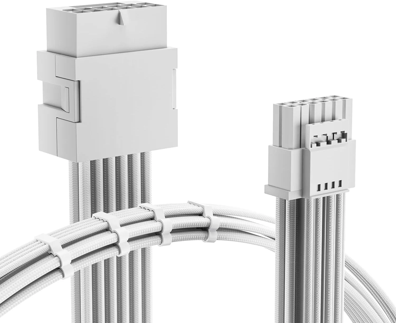 Cable adaptador de extensión AsiaHorse 12VHPWR 12+4 pines 30 cm Blanco
