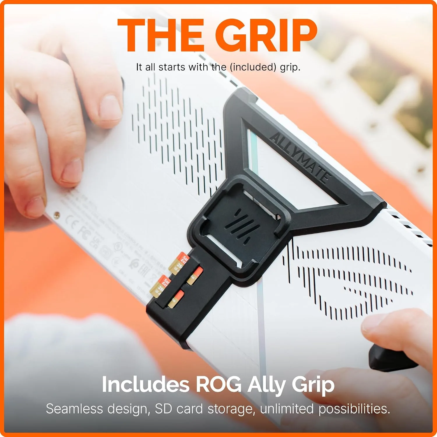Mechanism Gaming Pillow for The Original ASUS ROG Console | Experience Zero Gravity Gaming with Our ASUS ROG Ally Accessories | Ridiculously Soft & Machine Washable Pillow for Gamers (Ally Grip)