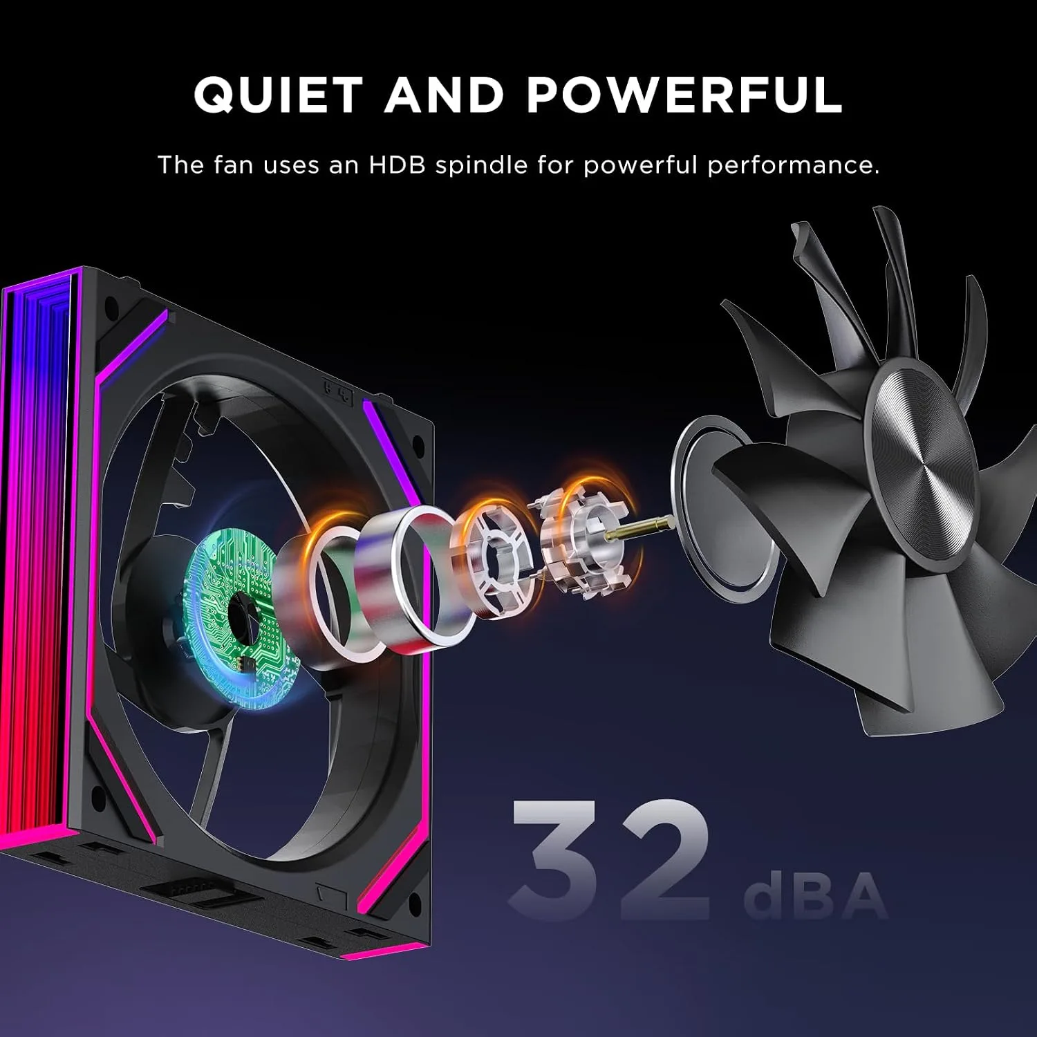 Interstellar V2 RS 120mm Case Fan Infinity Mirror Module Daisy-Chain ARGB Fan Triple Pack Suitable PC Cooling Fans 360mm AIO Cooler(Black-3Pack)